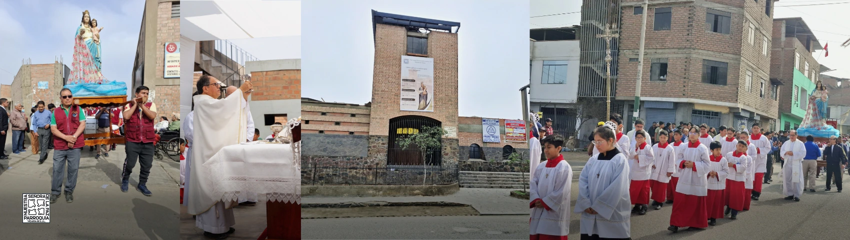 Voluntarios colaborando en actividades comunitarias para la parroquia, brindando apoyo a los feligreses y promoviendo la solidaridad - Parroquia Nuestra Señora de la Paz