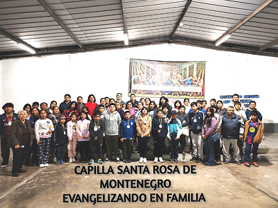 Equipo completo de Catequesis Familiar en Capilla Santa Rosa de Montenegro - Parroquia Nuestra Señora de la Paz SJL Lima