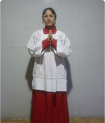 Keymi Ríos Diaz - Acolito Servidor del Altar Parroquia Nuestra Señora de la Paz